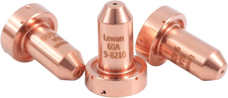 Lewan Store 10Pcs 9-8215 Electrode & 10pcs 9-8210 Nozzle Tips 60A fit Thermal Dynamics SL60/SL100 Plasma Cutting Torch Consumables - Image 3